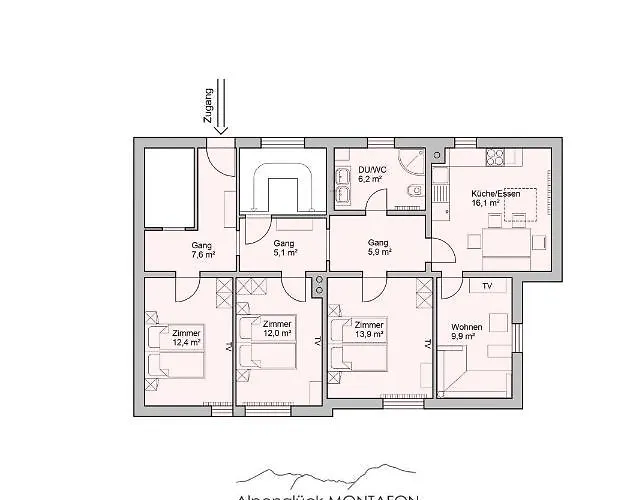 Апартаменты Alpenglueck Montafon Санкт-Галленкирх